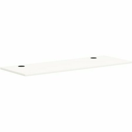 THE HON CO Worksurface, Rectangle, 66inx24in, Simply White HONPLRW6624LP1